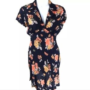 BCBG Paris Vintage 90's Floral Mini Dress